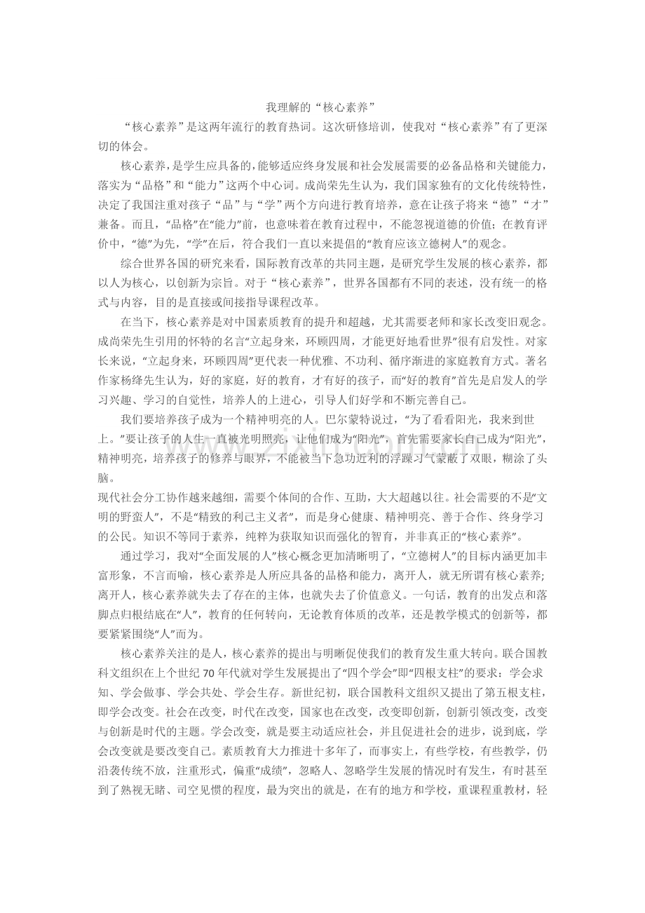 我理解的“核心素养”.doc_第1页