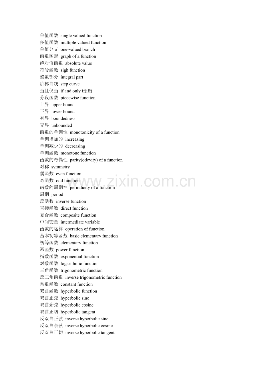 数学英文词汇大全.doc_第2页