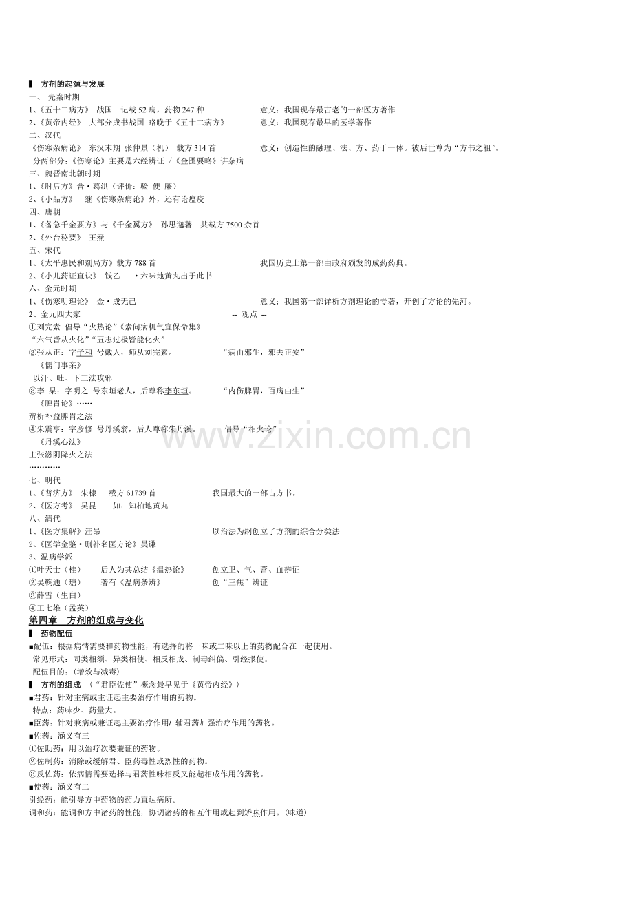 方剂学笔记_完美打印版2.doc_第1页