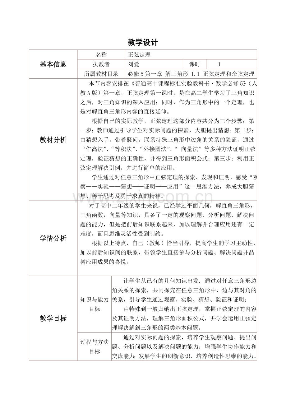 研修任务高中数学教学设计作业.doc_第1页