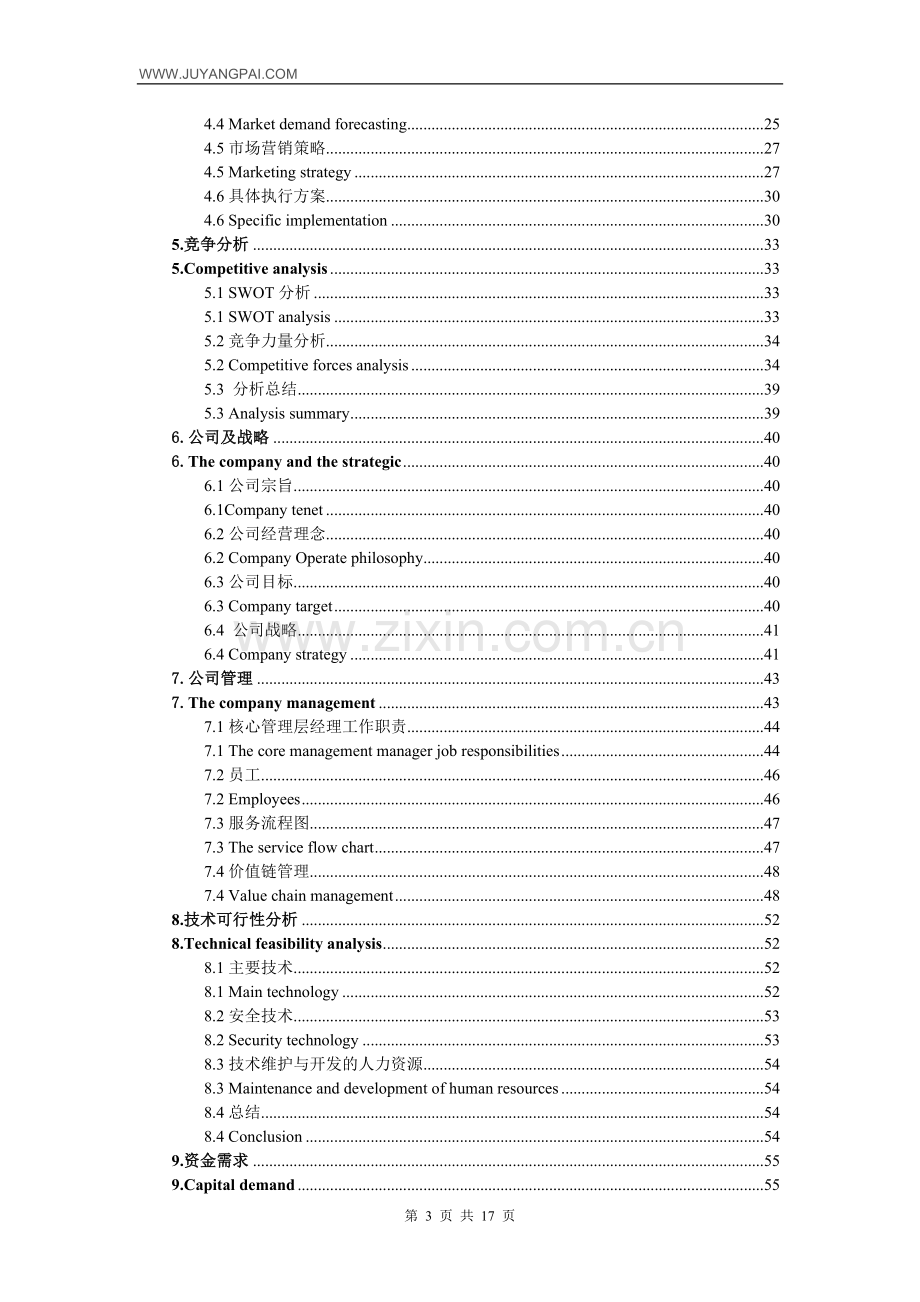 跨境电商中英文商业计划书-商业计划-计划解决方案-实用文档.doc_第3页