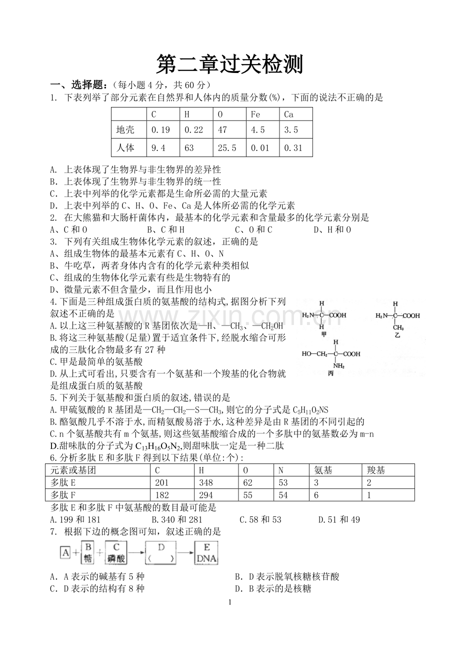 第二章过关检测蒲.doc_第1页