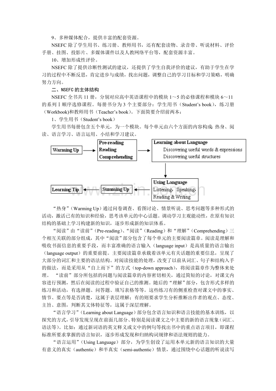 初高中英语衔接课程讲义：第一章高中新教材简介及学习方法.doc_第2页