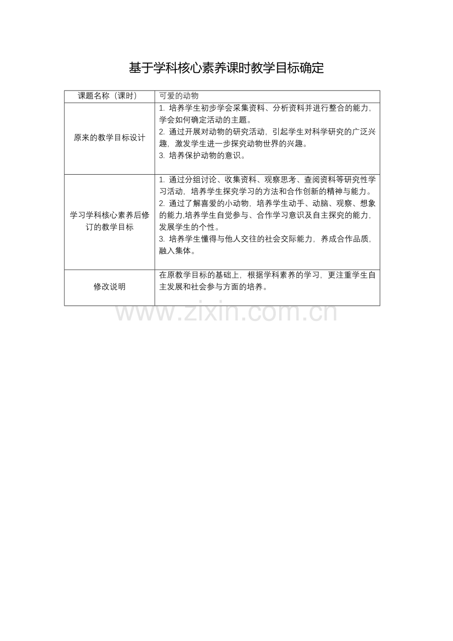 可爱的动物.docx_第1页