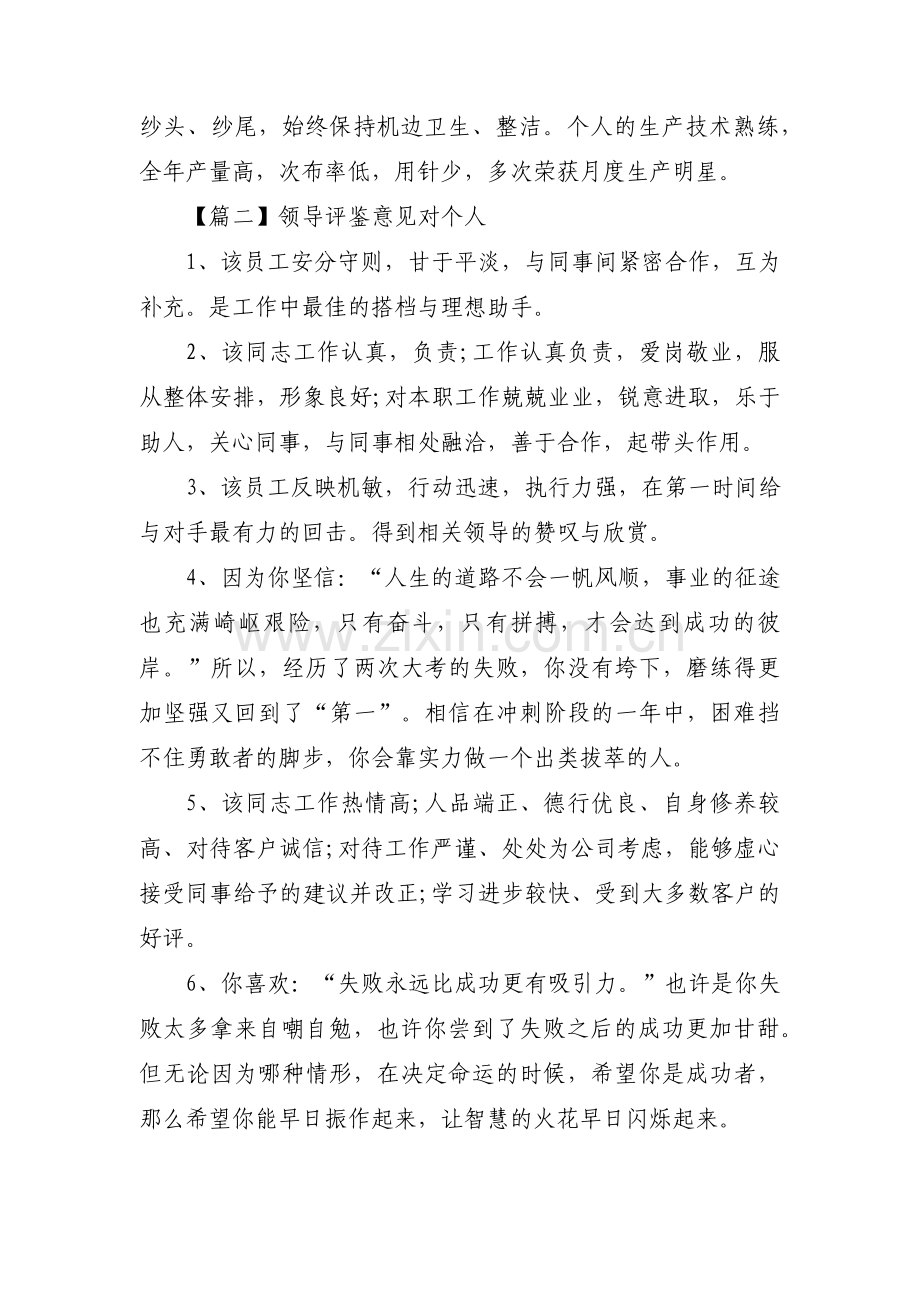 领导评鉴意见对个人范文(通用3篇).pdf_第2页