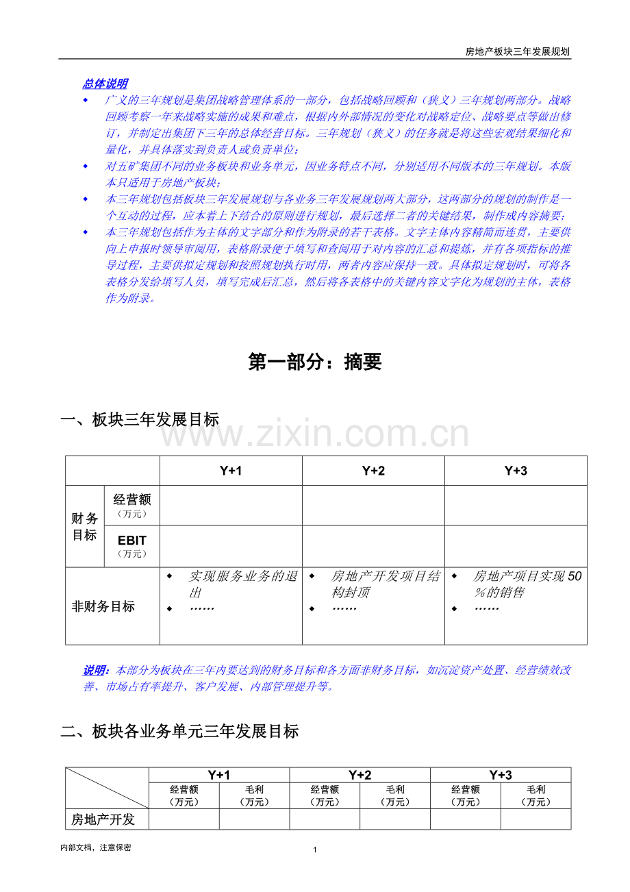 房地产公司三年规划模板模版.doc_第3页