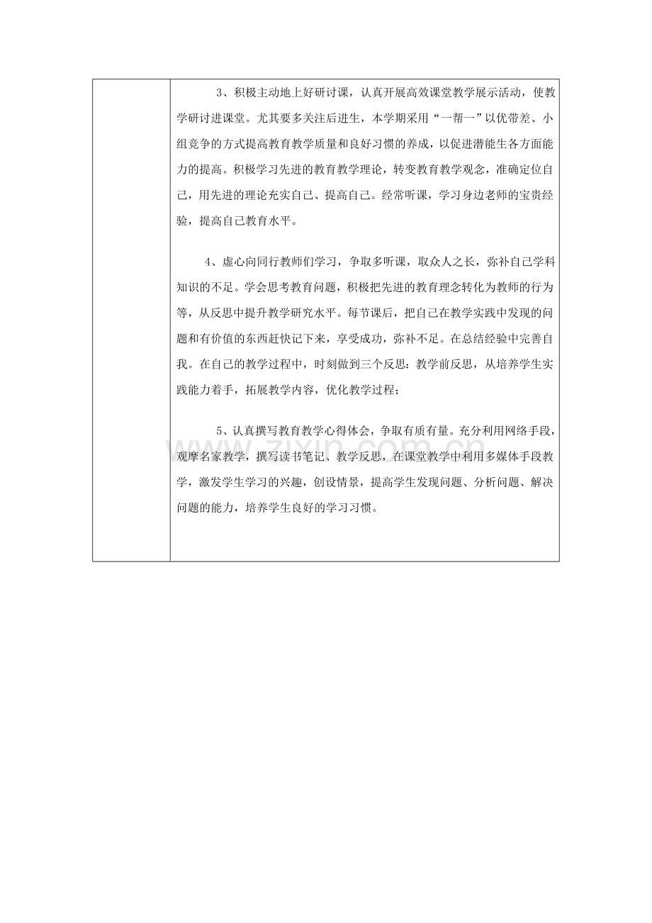 第二阶段【作业表单】教师个人本项目研修计划参考表单[米红霞].doc_第2页