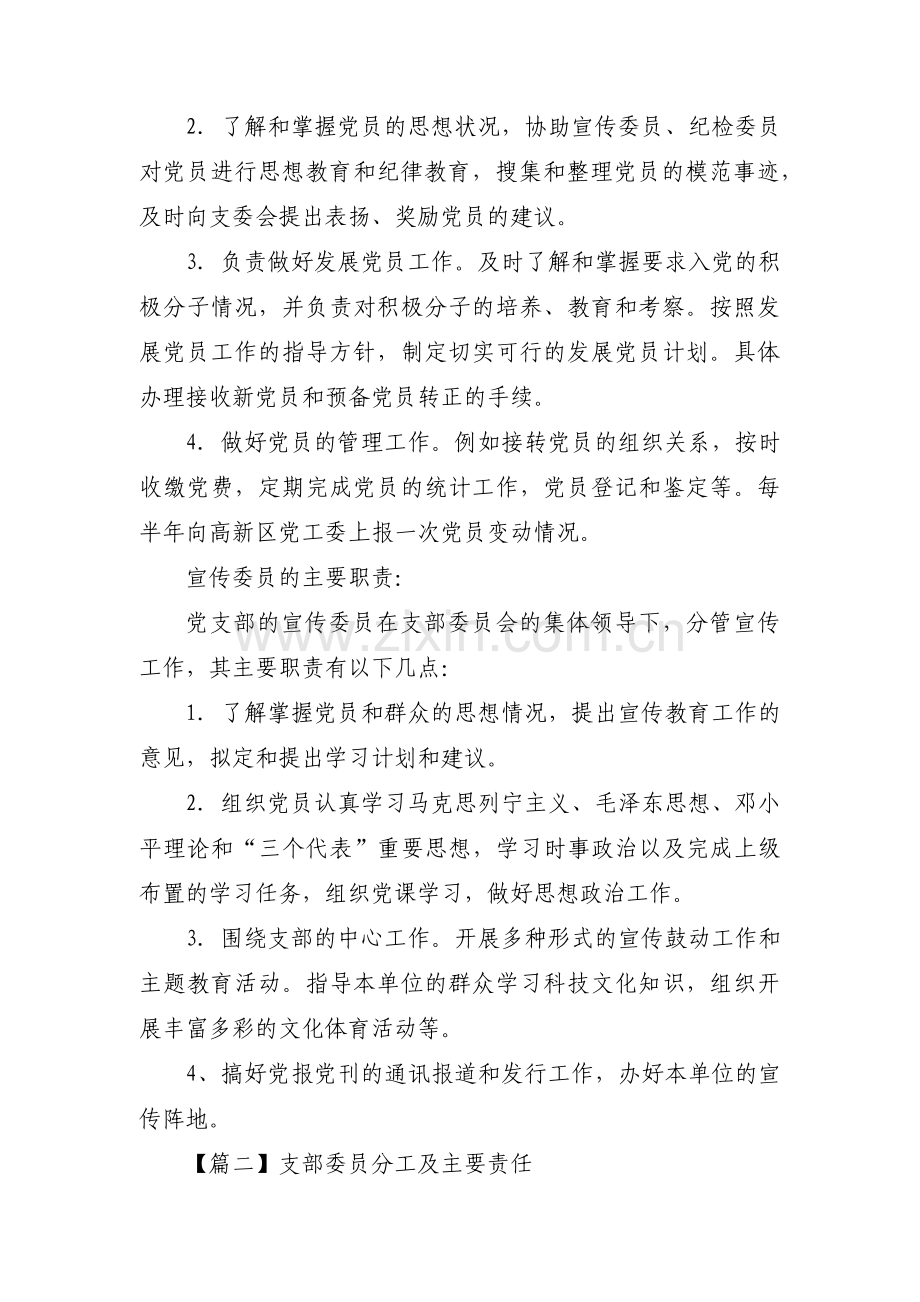 支部委员分工及主要责任集合3篇.pdf_第3页