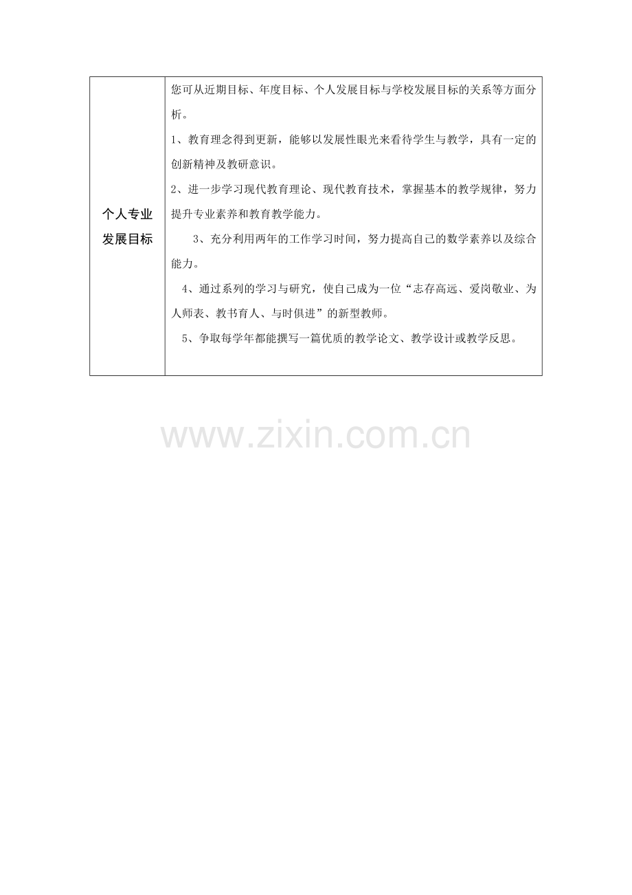 云南省元谋县元马小学李玉平教师个人本项目研修计划参考表单.doc_第2页