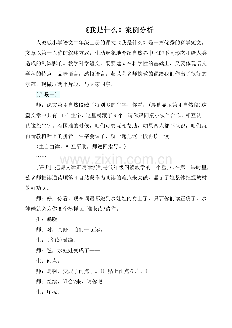 《我是什么》案例分析.doc_第1页