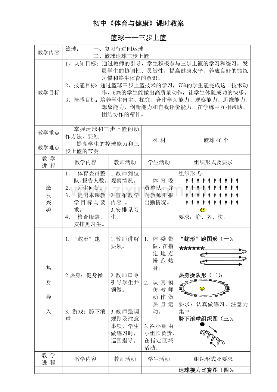 篮球三步上篮(教学设计).doc_第3页