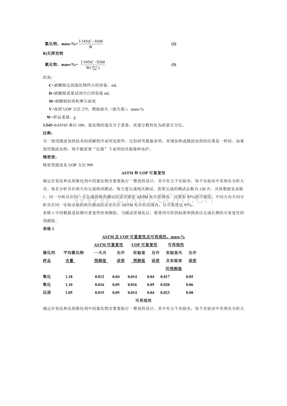 催化剂氯含量分析方法.doc_第3页