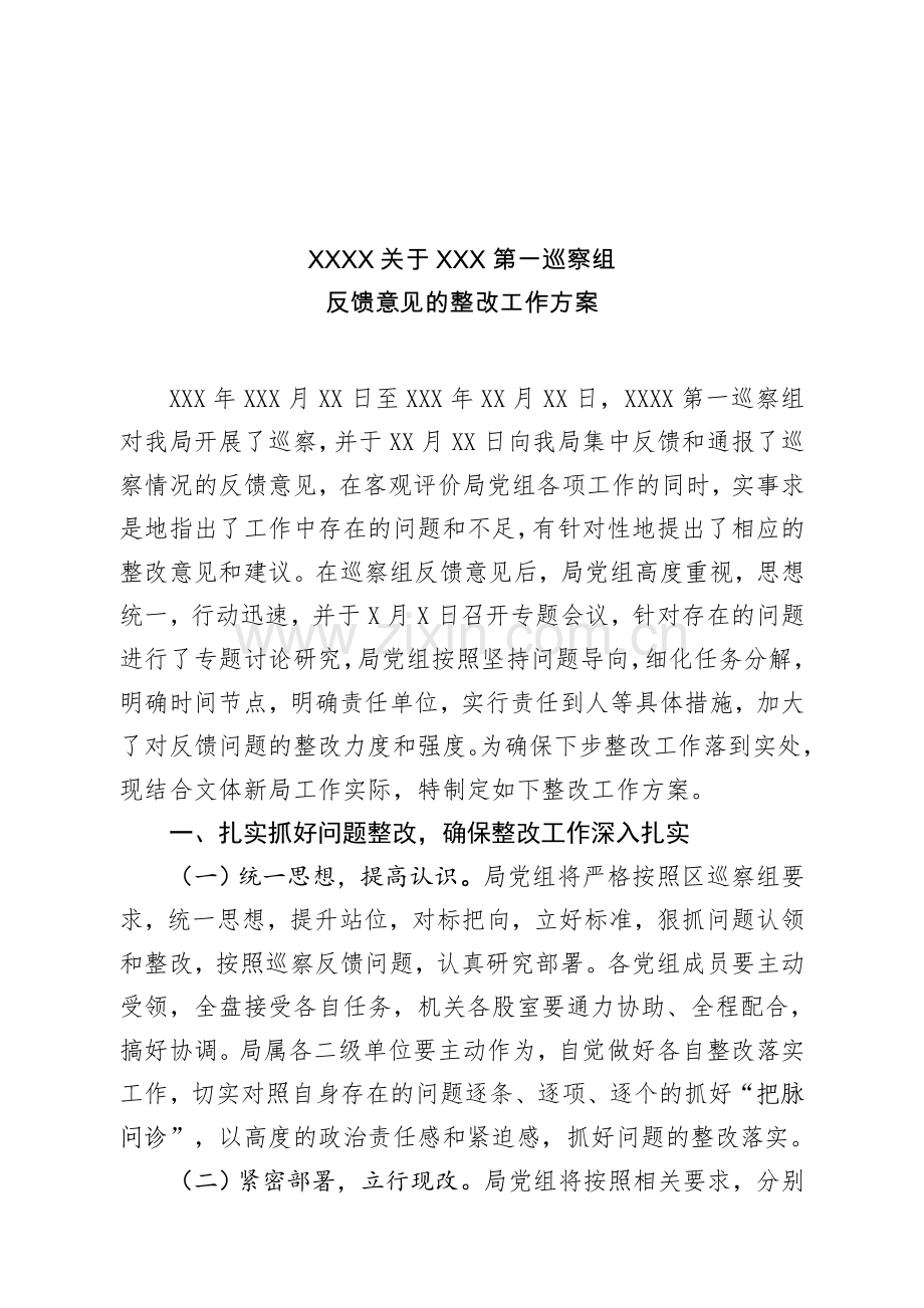 第一巡察组反馈意见的整改方案(网络版).doc_第2页