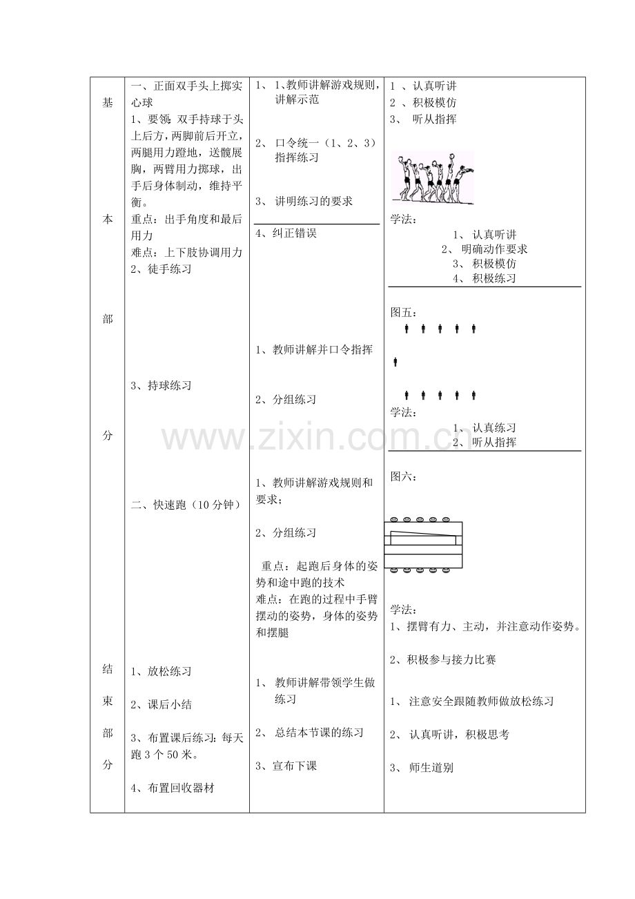 正面双手掷实心球、快速跑.doc_第2页