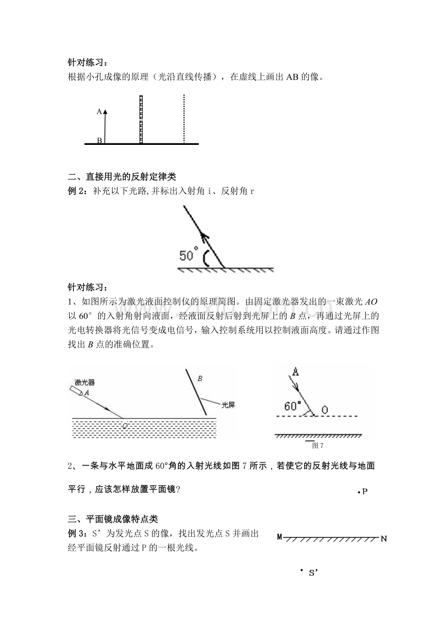 光学作图专题复习课.doc_第2页