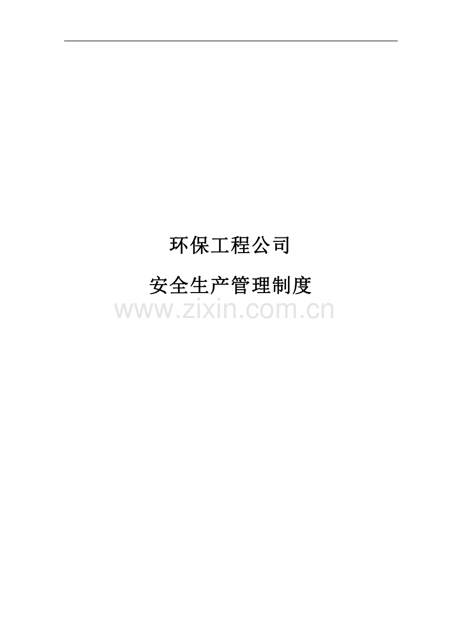 环保工程公司安全生产管理制度.pdf_第1页