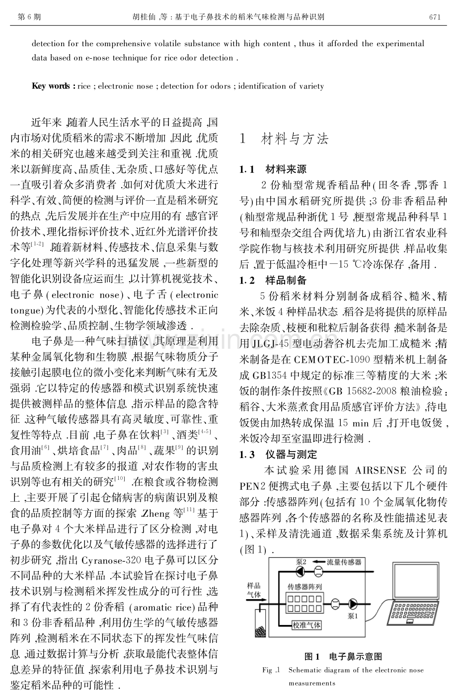 基于电子鼻技术的稻米气味检测与品种识别.pdf_第2页