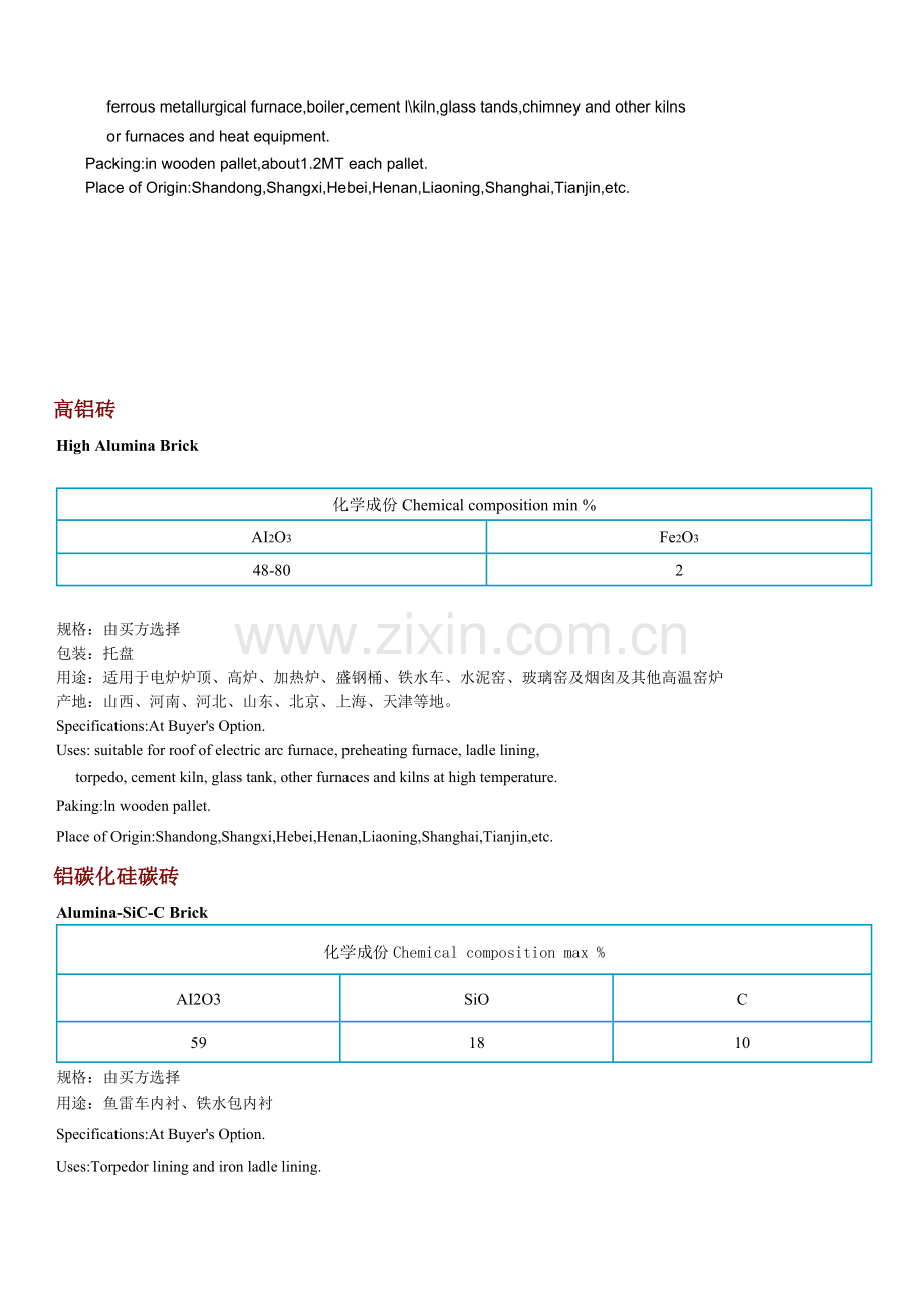 耐火材料中英文对照.doc_第2页