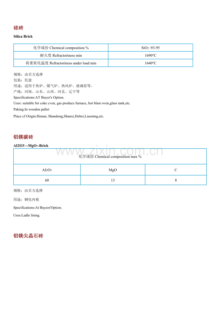 耐火材料中英文对照.doc_第3页