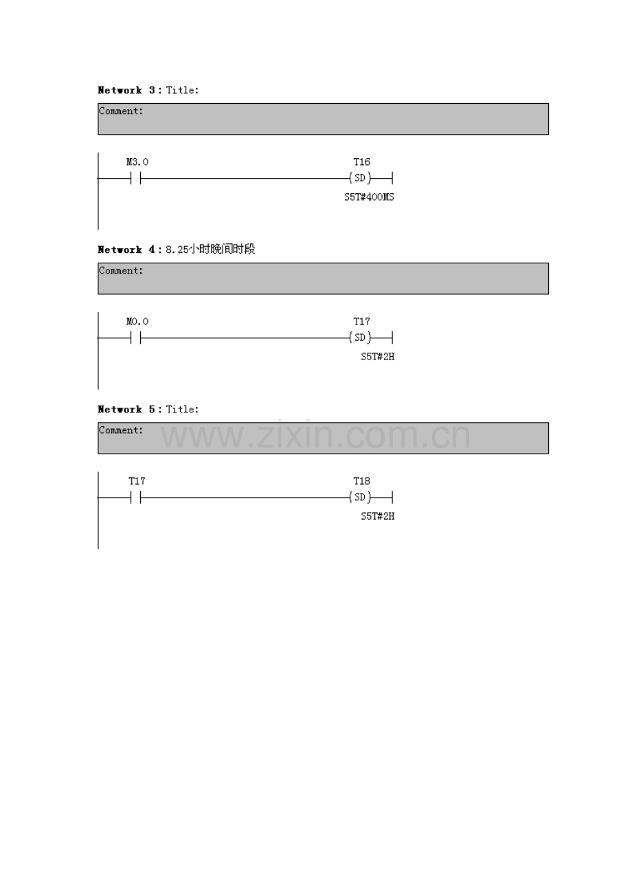 十字路口交通灯设计完整plc梯形图.doc_第2页