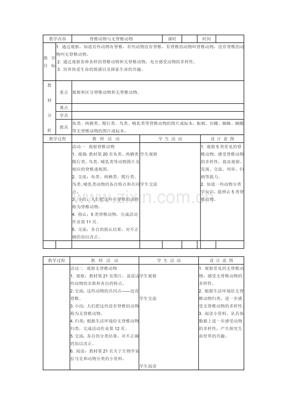 第二课：脊椎动物与无脊椎动物.doc_第1页