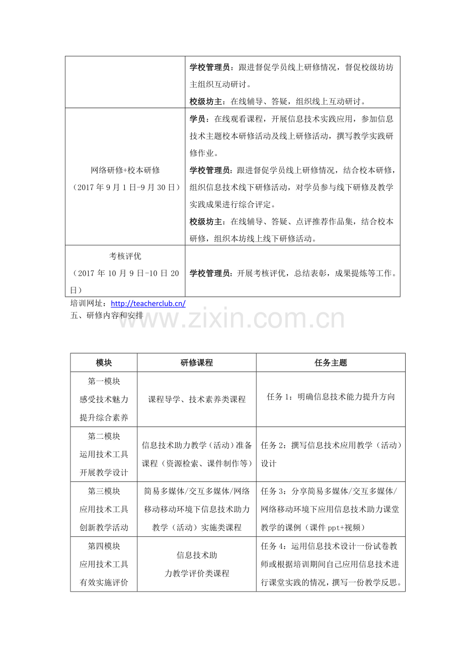 府谷县第三中学教师信息技术应用能力提升培训实施方案.doc_第2页