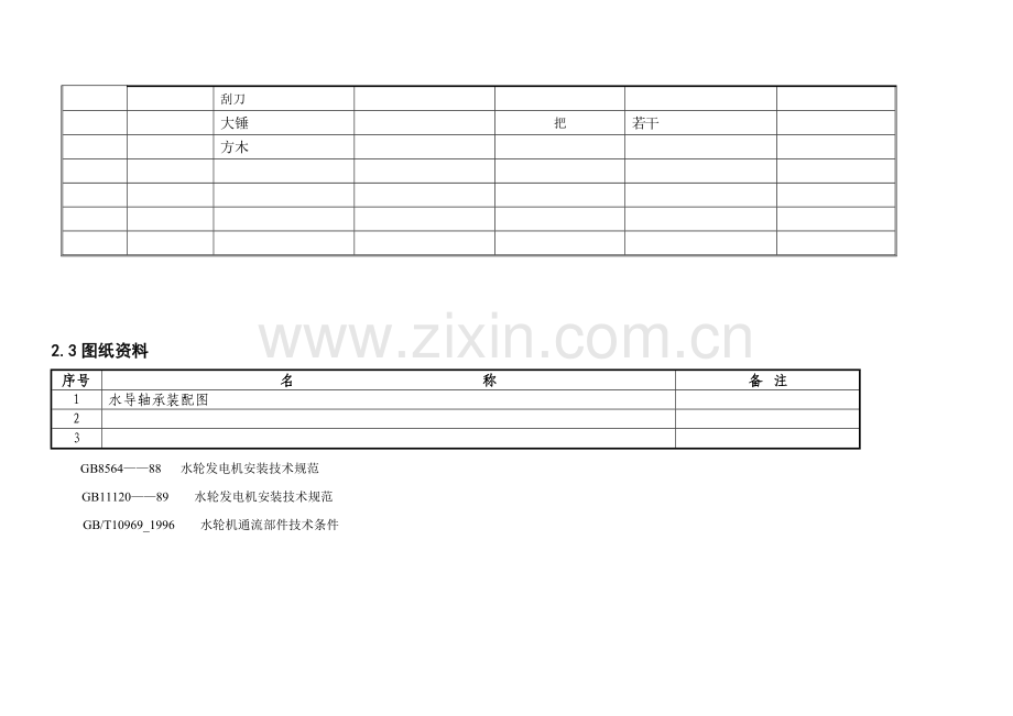 水轮机水导检修作业指导书.doc_第3页