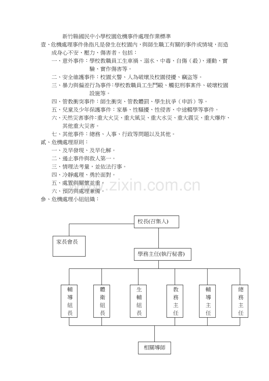 新竹县国民中小学校园危机事件处理作业标准.doc_第1页