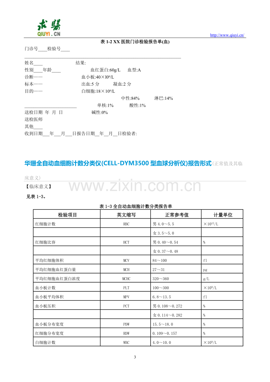 治疗垂体前叶功能减退症需要做哪些化验检查.doc_第3页