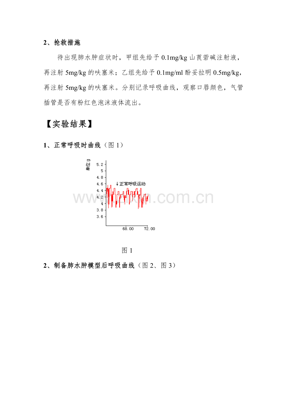 家兔急性肺水肿模型的建立及药物抢救.doc_第2页