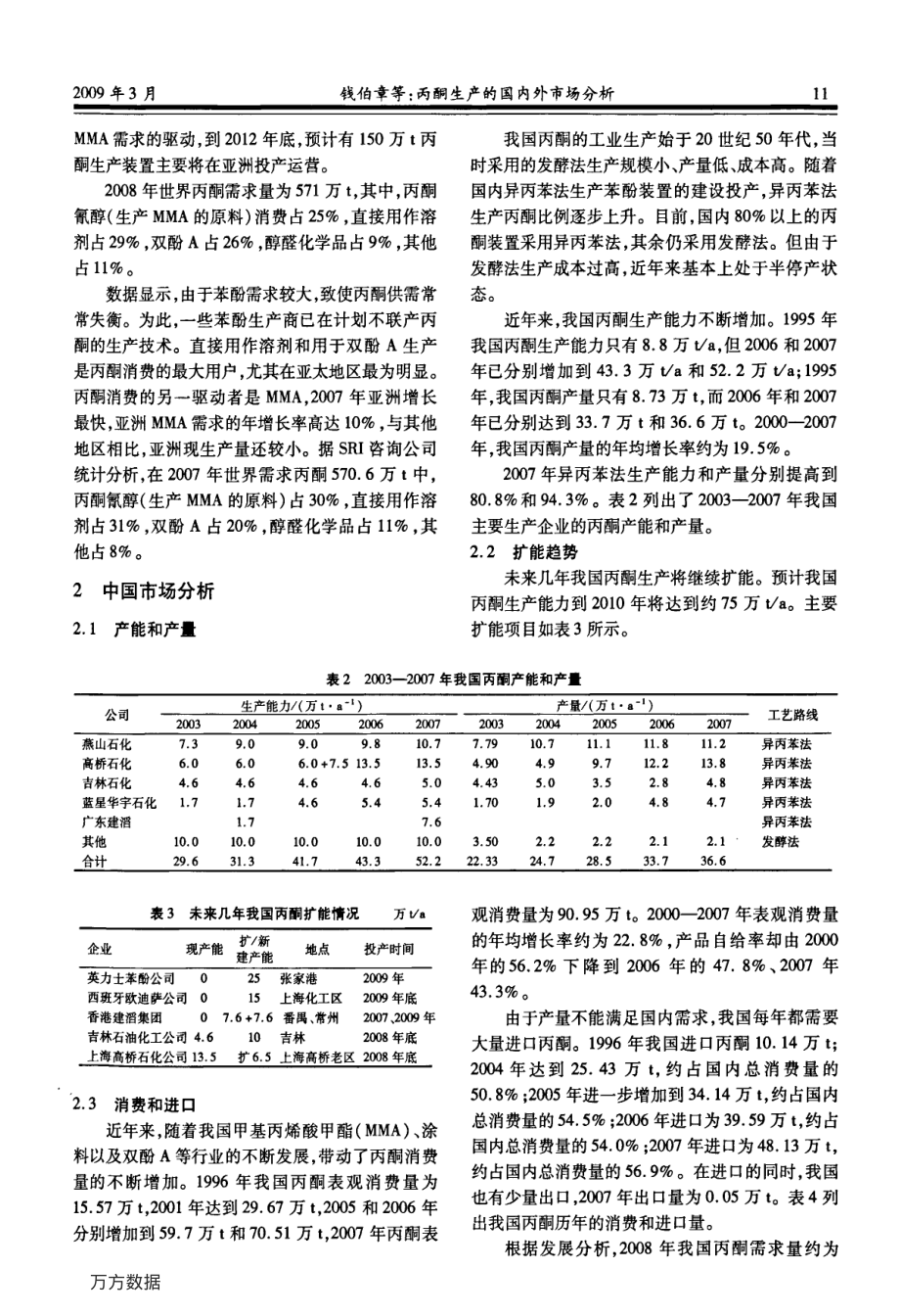 丙酮生产的国内外市场分析.pdf_第2页