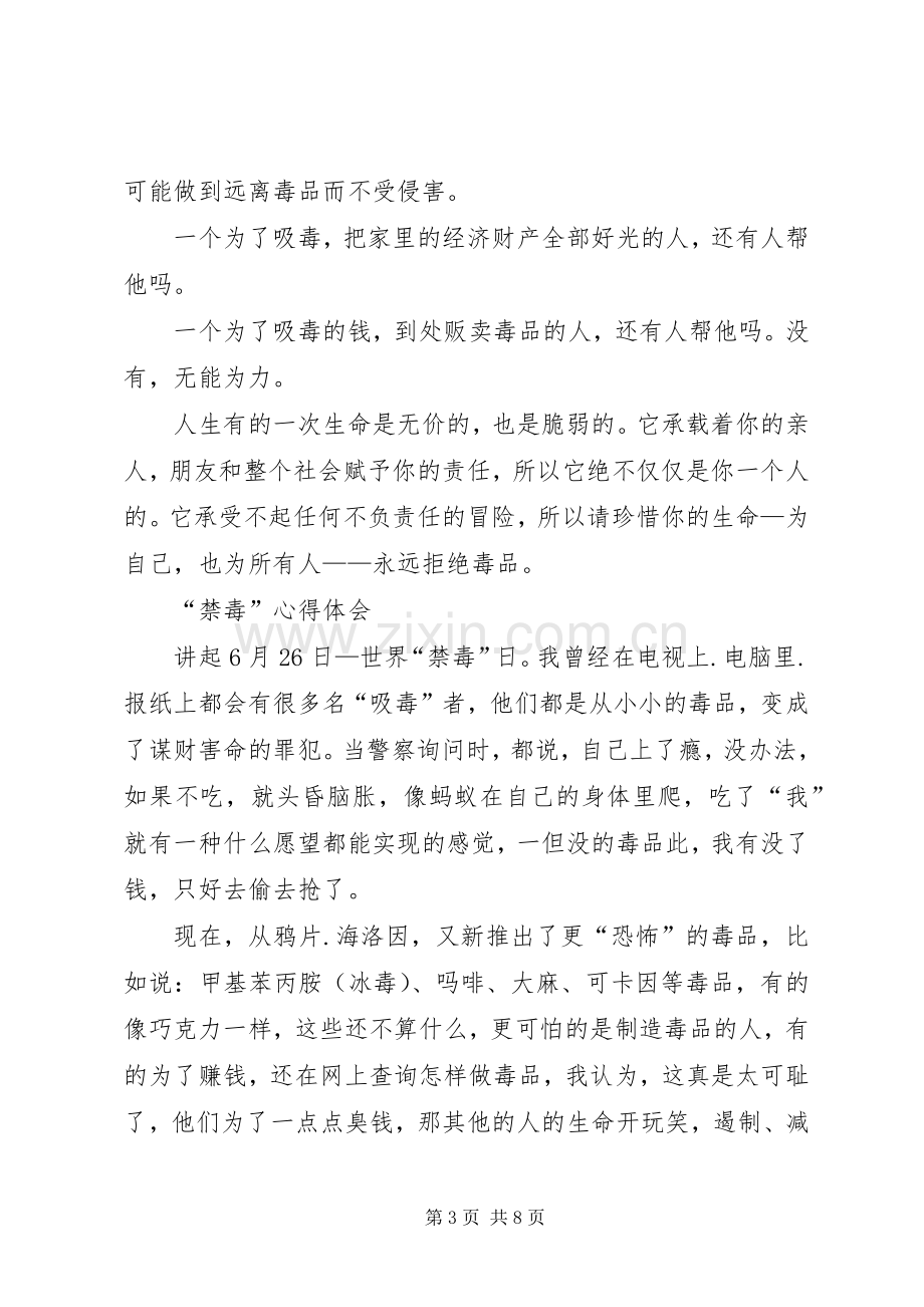 大溪禁毒体会心得3.docx_第3页