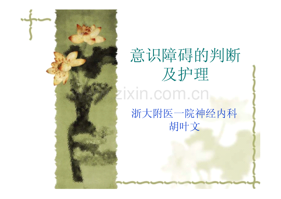 意识障碍的判断与护理.pdf_第1页