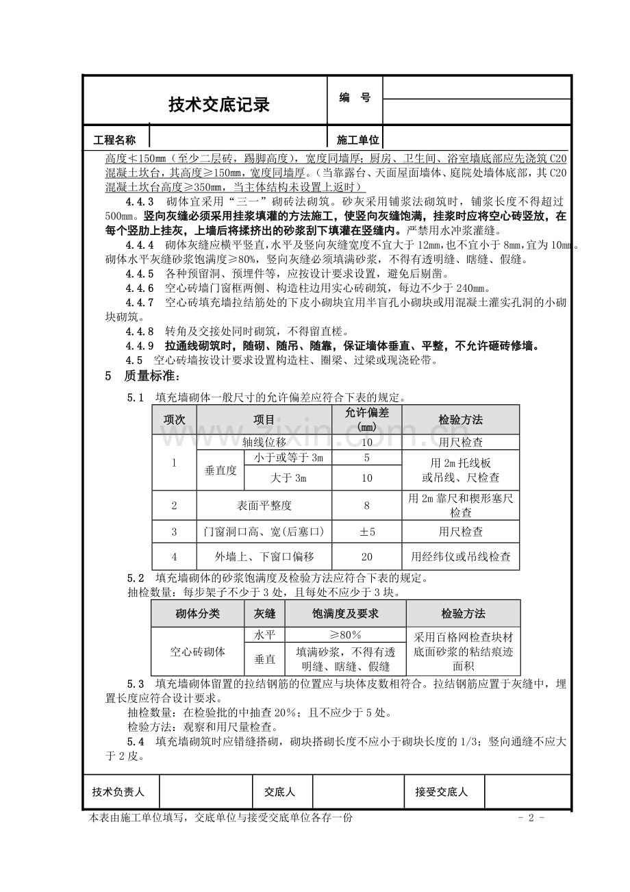 技术交底(空心砖墙体砌筑).doc_第2页