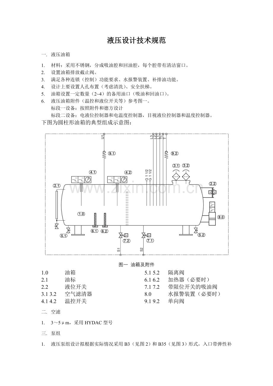 液压技术规范.doc_第1页