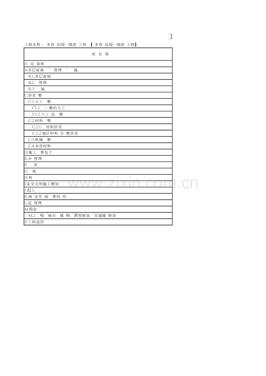 园林景观工程预算书.pdf_第3页