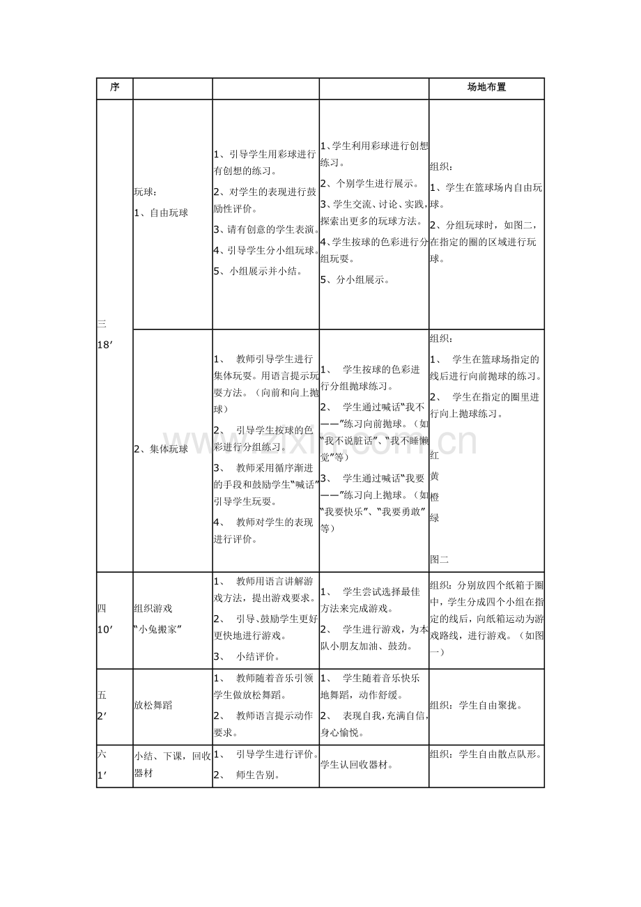 二年级体育教案球类游戏.doc_第2页