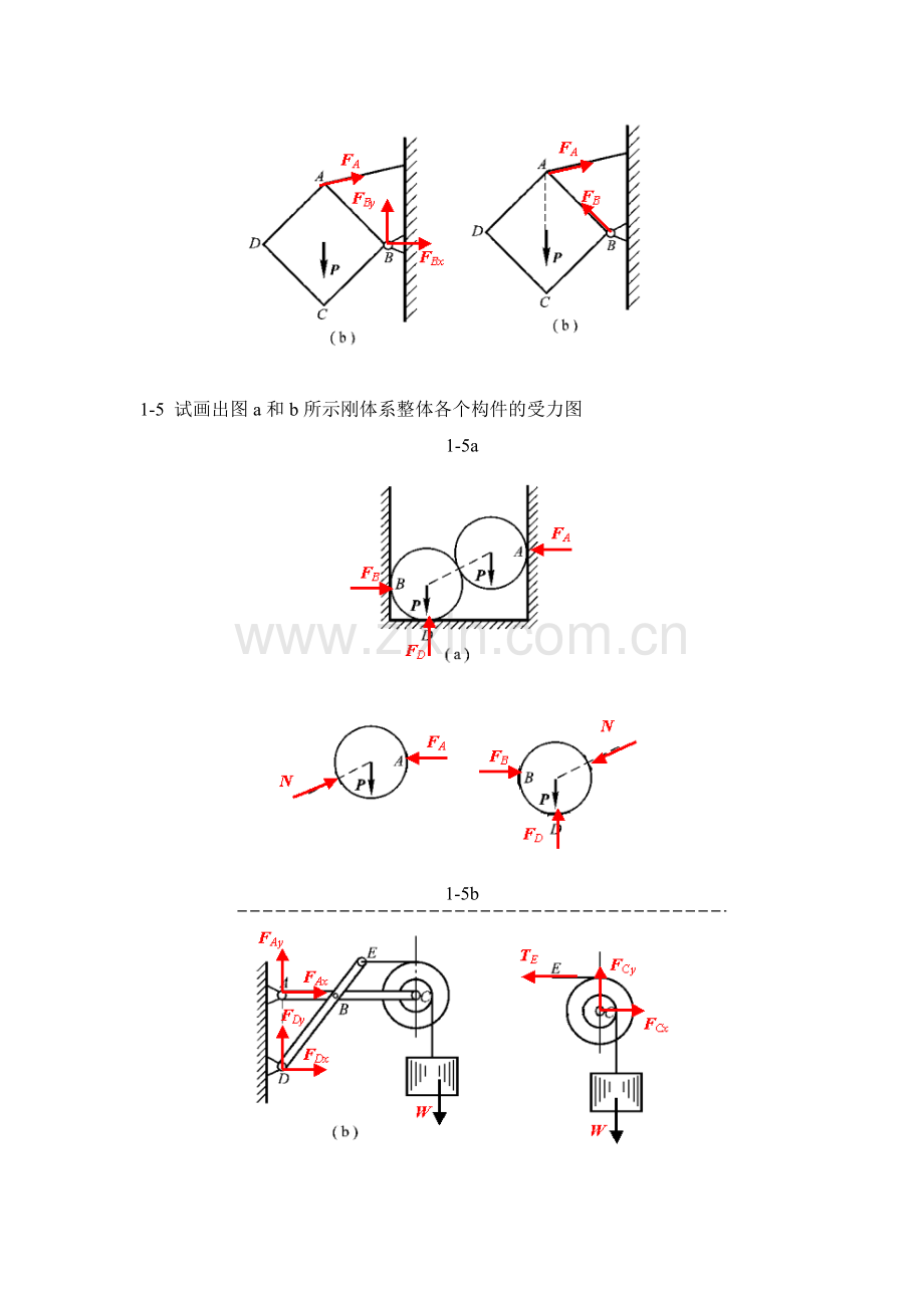 《理论力学》静力学典型习题+答案.doc_第2页