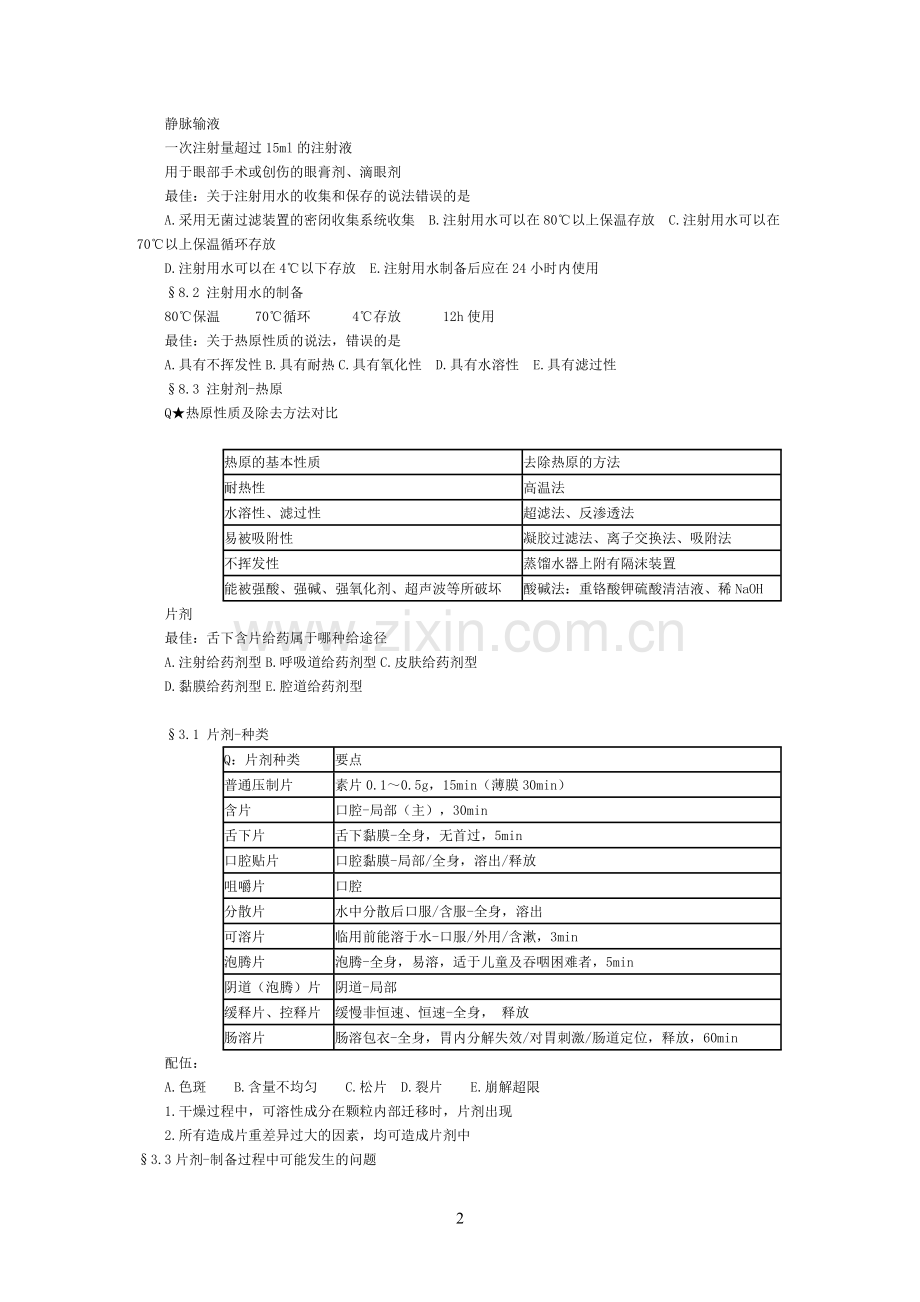 药剂学试题.doc_第2页