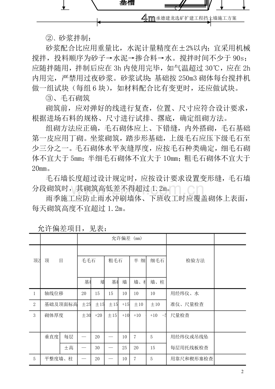 修改 毛石挡土墙施工方案.doc_第3页