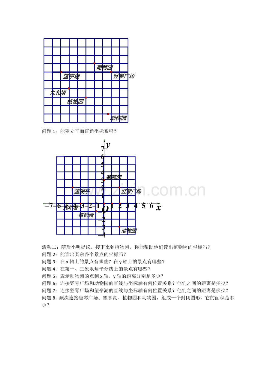 平面直角坐标系构建知识结构图教学设计.docx_第2页