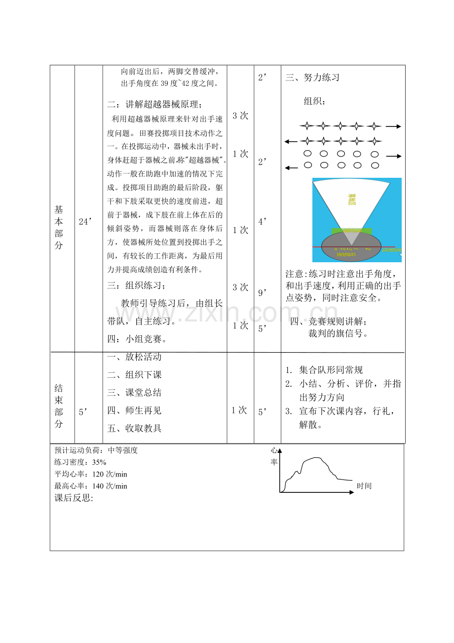 原地推铅球（侧面）教案.doc_第3页