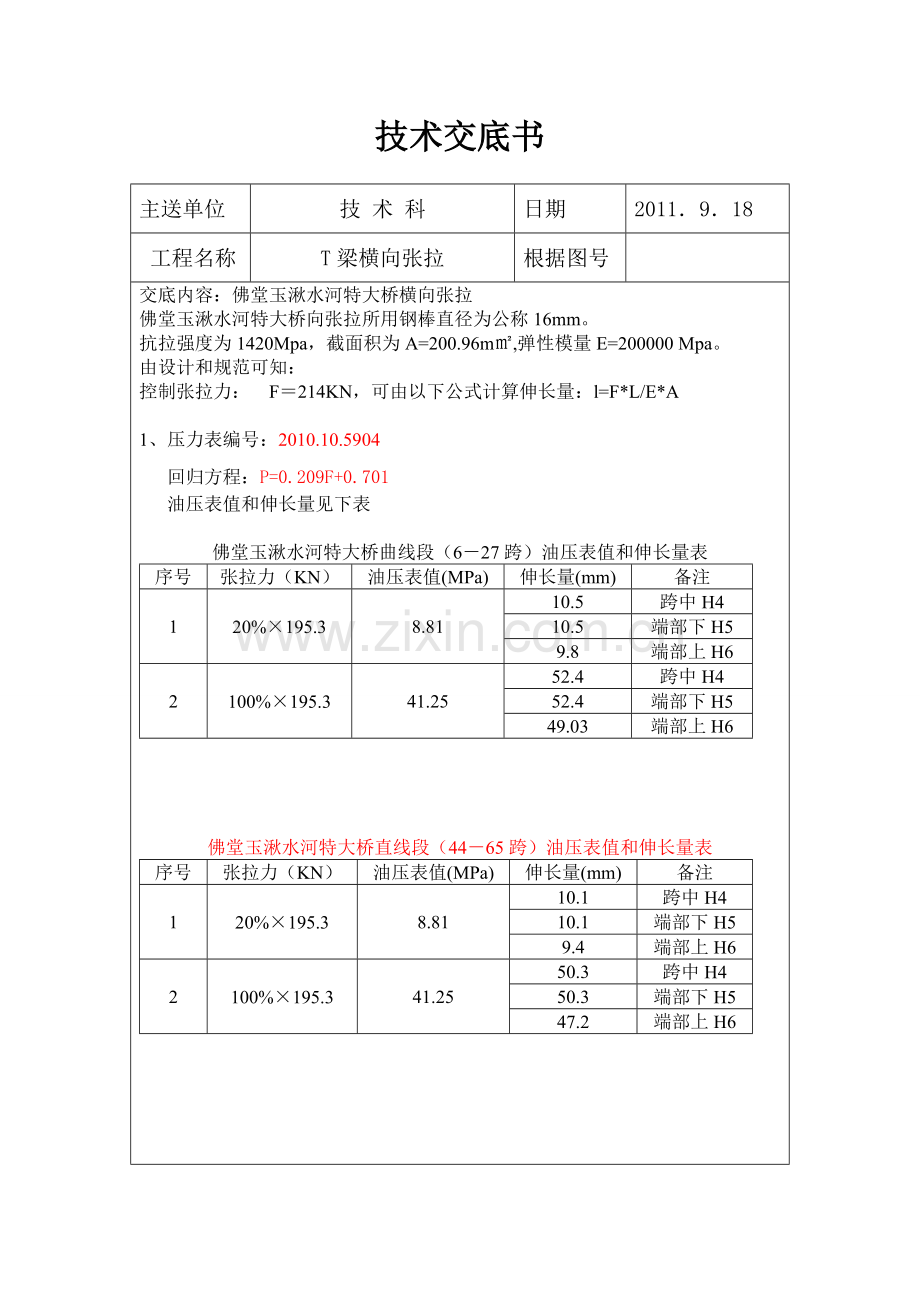 技术交底书(T梁横向张拉).doc_第1页