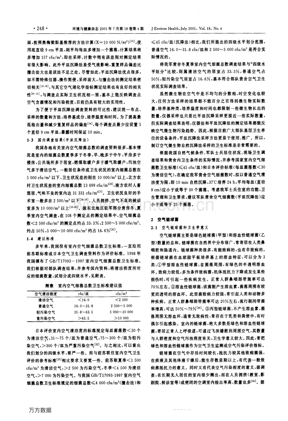 室内空气微生物污染与卫生标准建议值.pdf_第2页