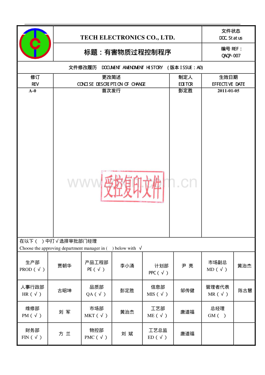 有害物质过程控制程序.pdf_第1页