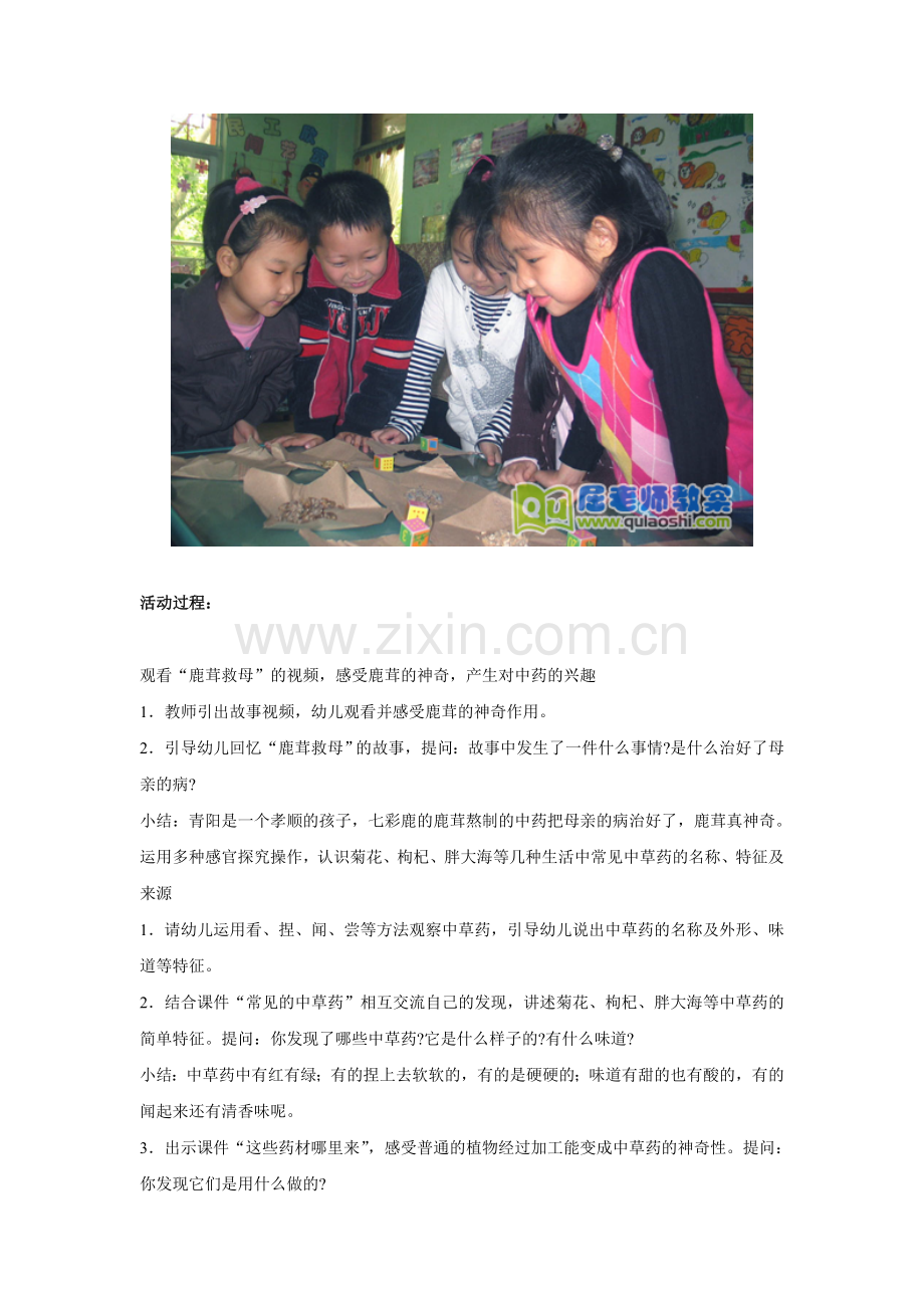 幼儿园大班科学教案：神奇的中草药.doc_第2页