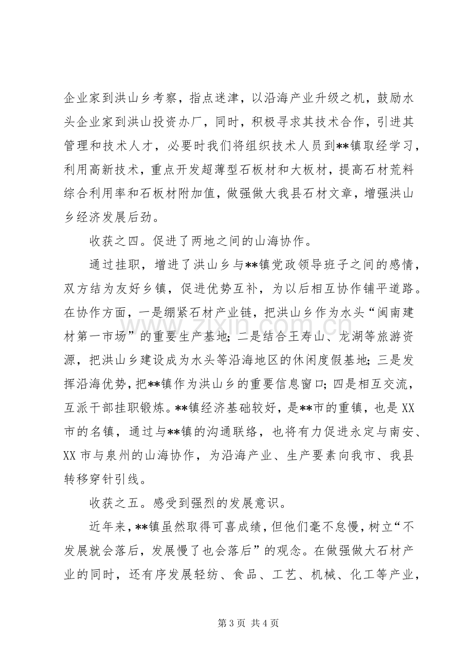 到XX市XX镇挂职体会心得.docx_第3页