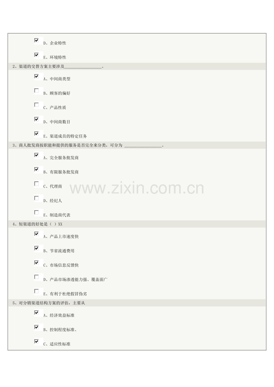 《市场营销学》第10章在线测试.docx_第2页