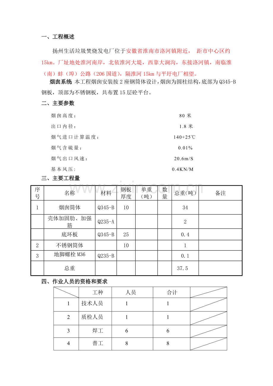 烟囱安装作业指导书.doc_第2页