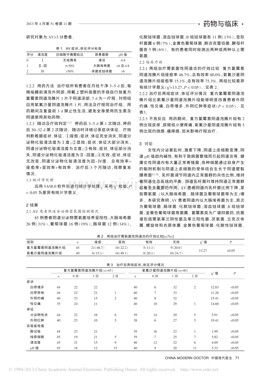 两种方法治疗需氧菌阴道炎的临床疗效分析_毛美亚.pdf_第2页